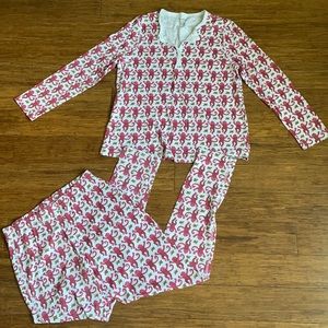 Roller Rabbit- Monkey Loungewear Set in Pink